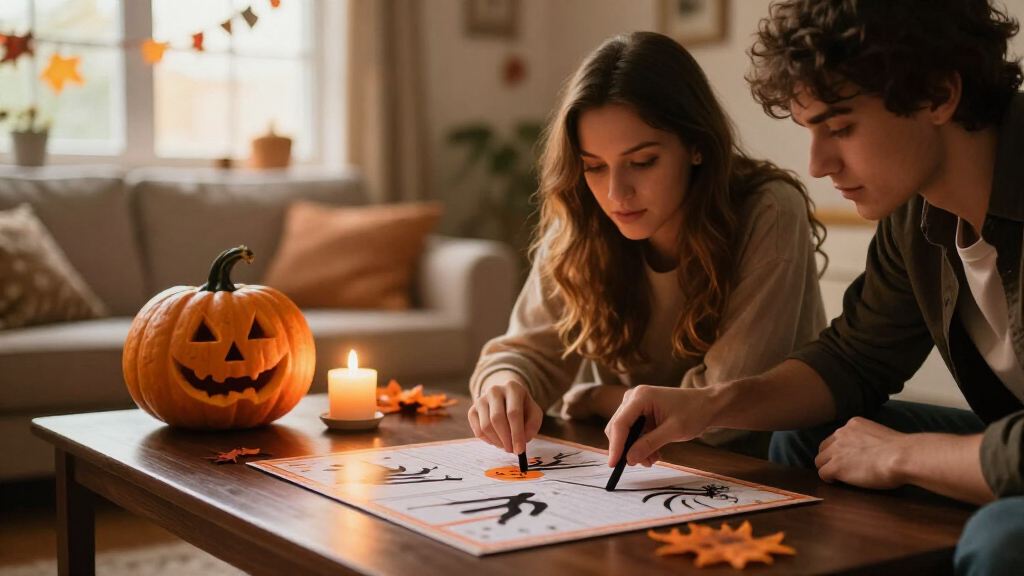 Halloween spirit board games