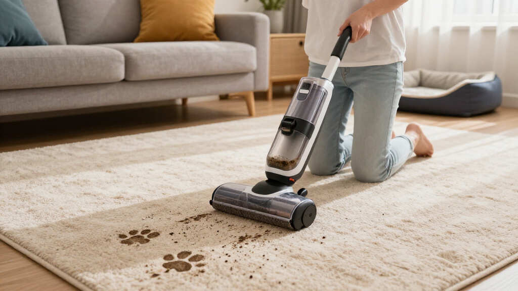 carpet cleaner machine for muddy paw prints