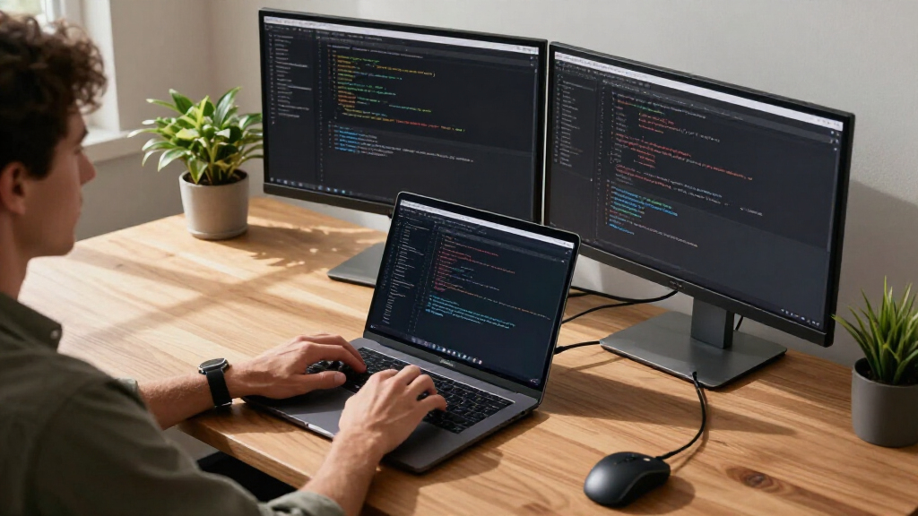 developer laptop dock for dual monitors
