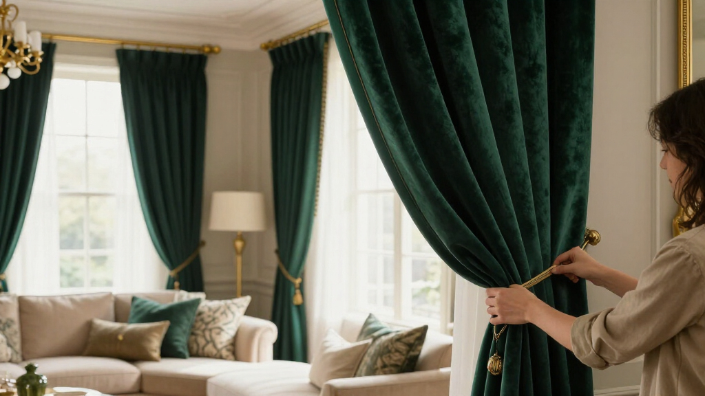 luxury velvet curtains