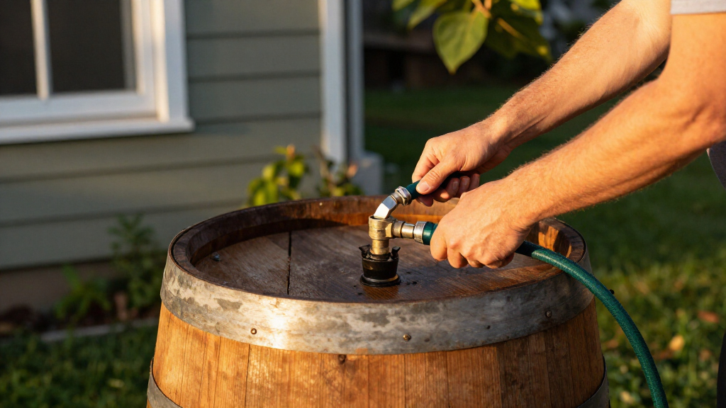 rain barrel diverter kit