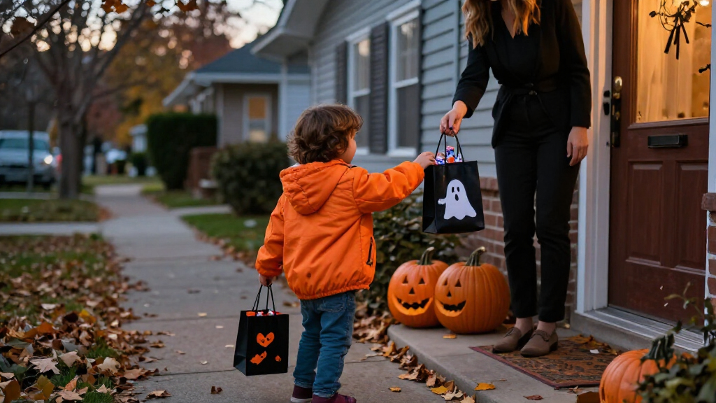 Halloween treat bags for trick or treat
