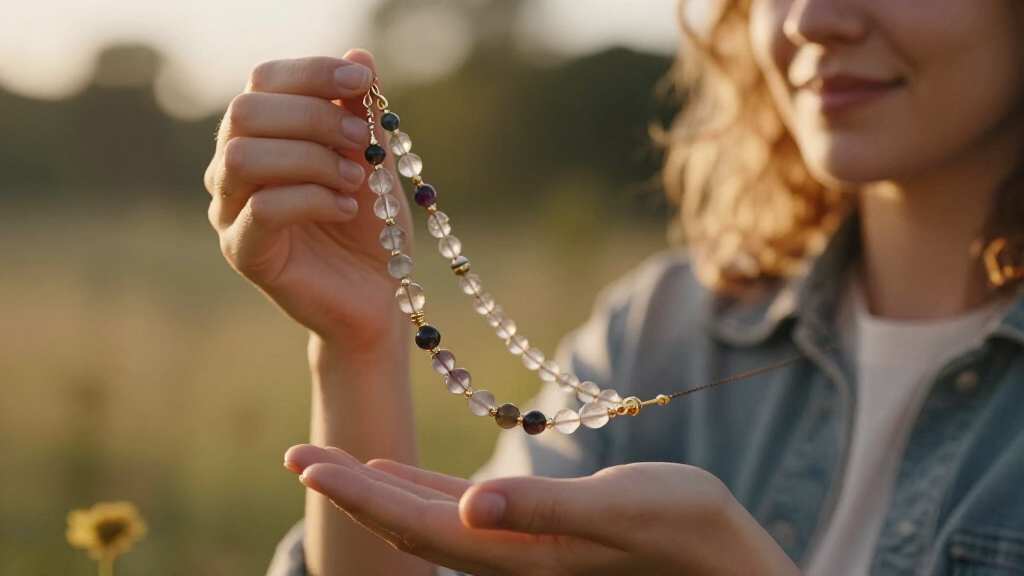 crystal healing jewelry