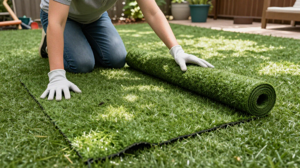 backyard artificial turf rolls for training