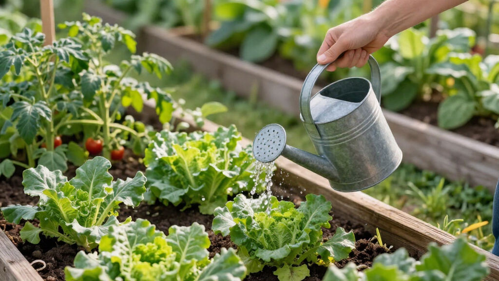 watering cans for vegetable gardens