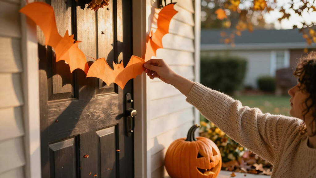 Halloween door decorations