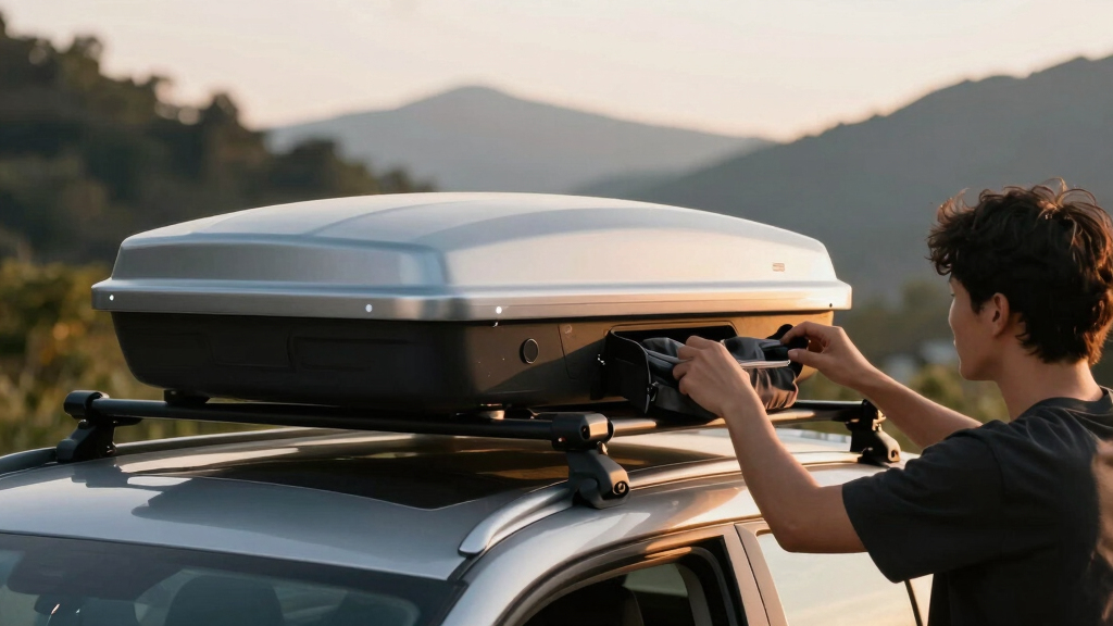 best rooftop cargo box for road trips