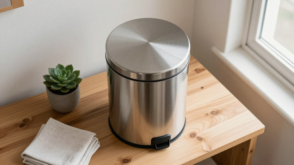 best stylish trash cans for small spaces