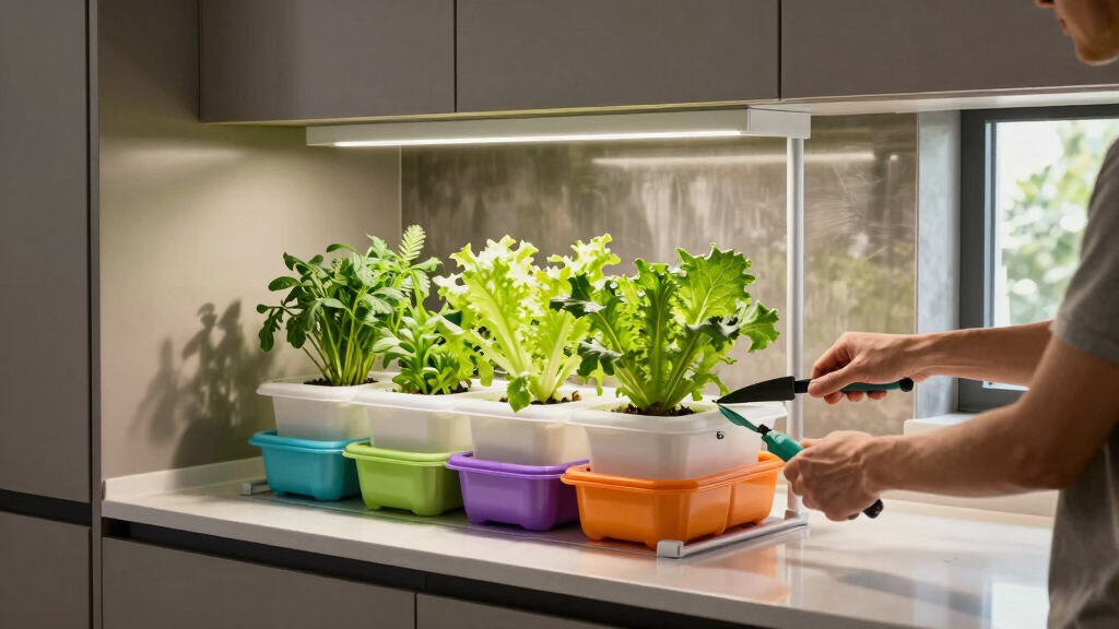 best compact vertical farm for apartments
