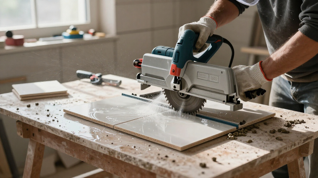 tile saws wet
