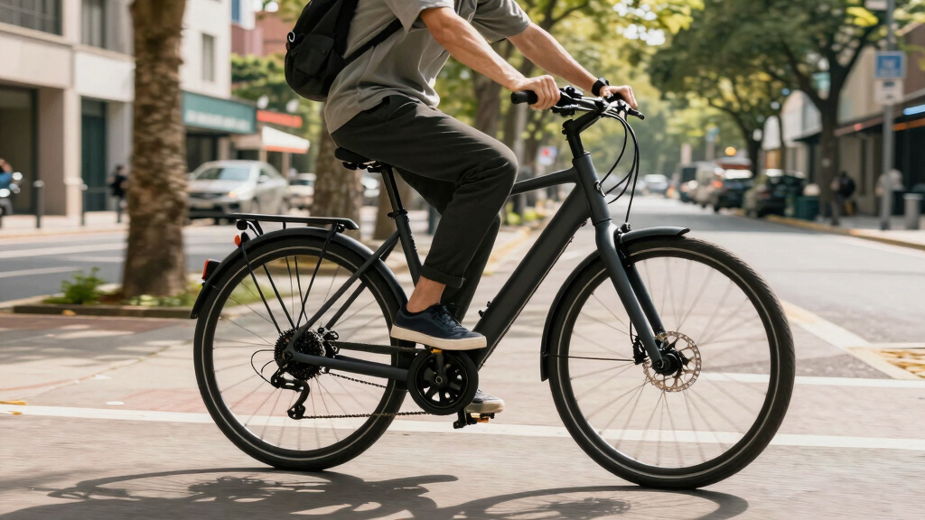 commuter e bike with rear hub motor