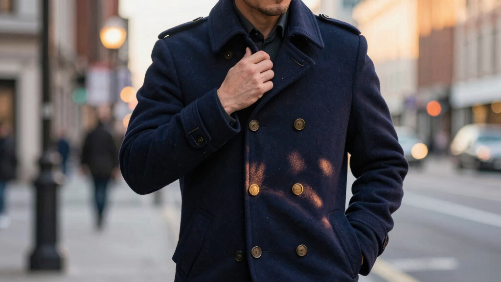mens peacoat