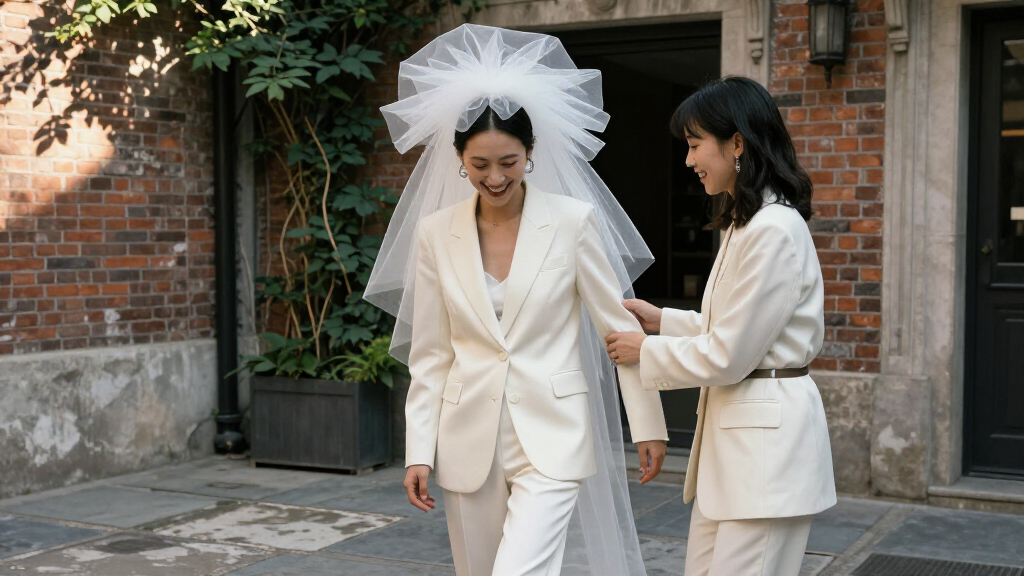 best unconventional bridal dresses