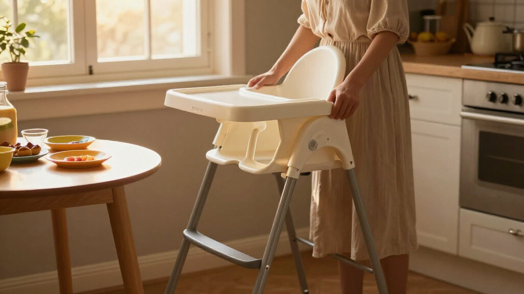 foldflat high chairs for small spaces