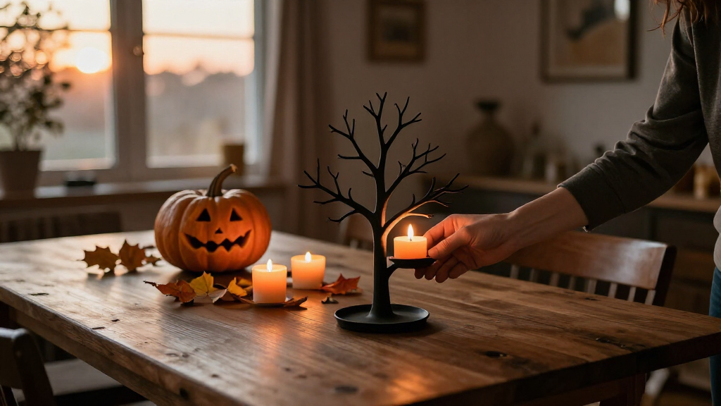 Halloween candle holders
