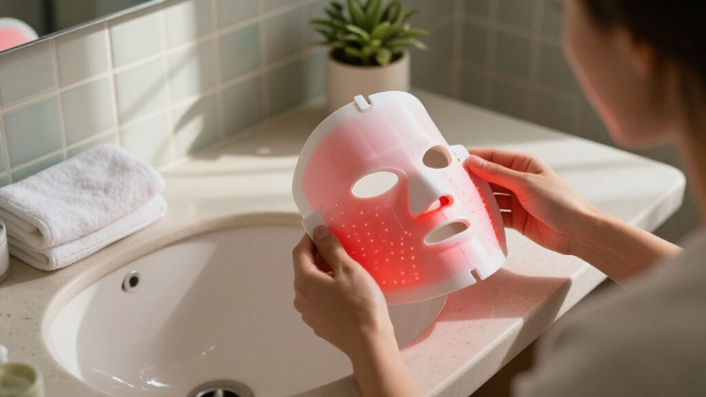 LED light therapy face masks
