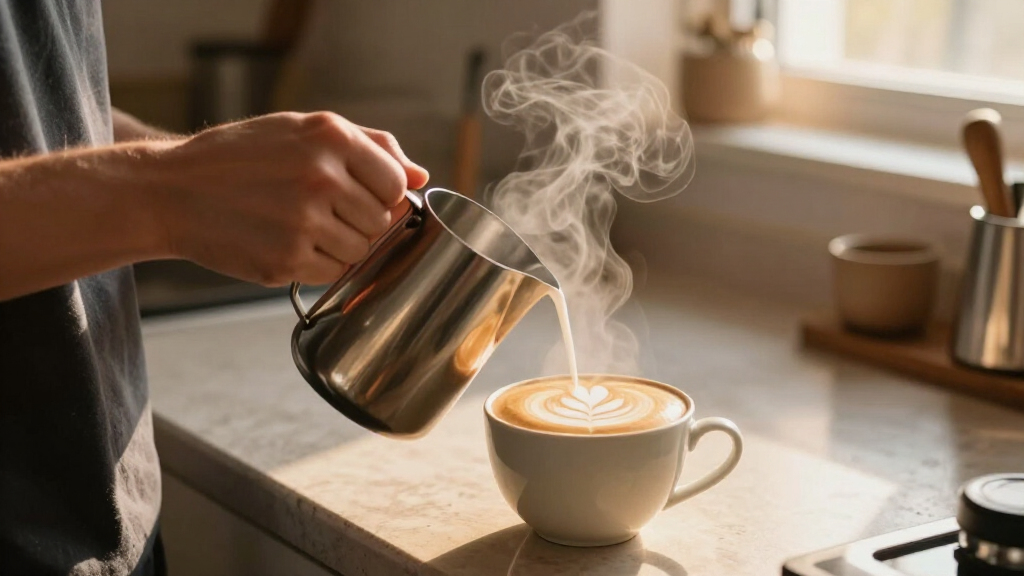 premium milk frother for latte art