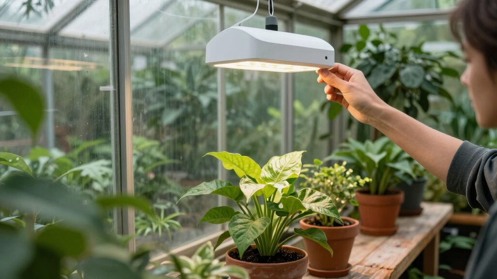 garden greenhouse lighting