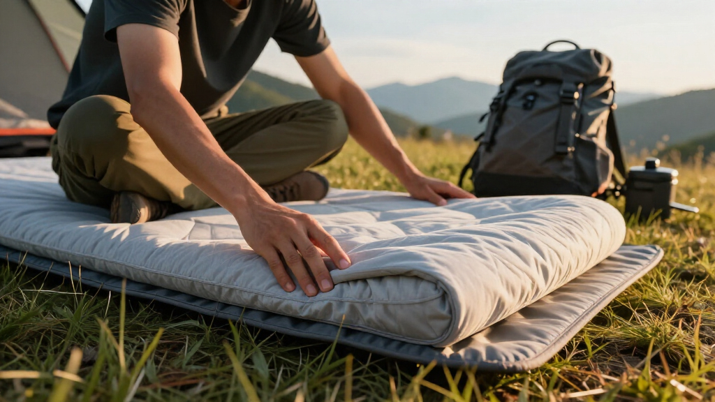travel mattress topper compact premium