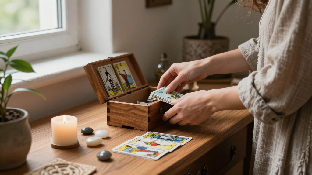 tarot card storage boxes
