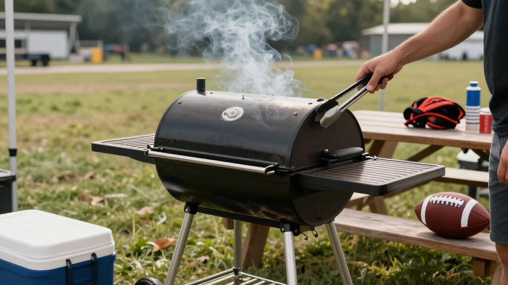 best portable grill smoker combo for football weekends