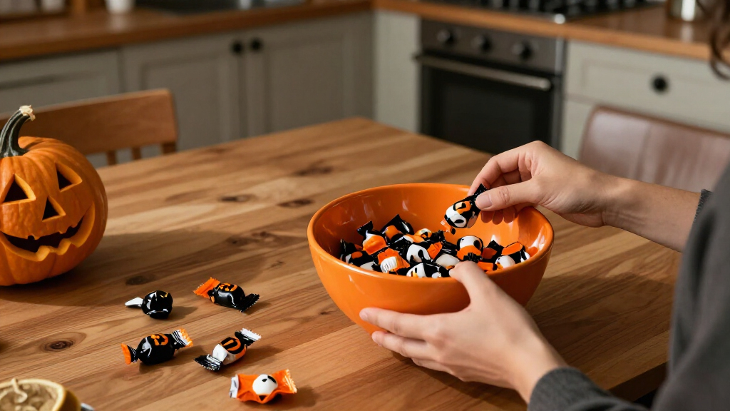 Halloween candy bowls