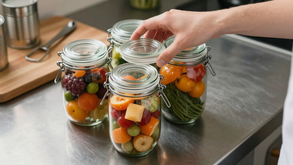 manual canning jars