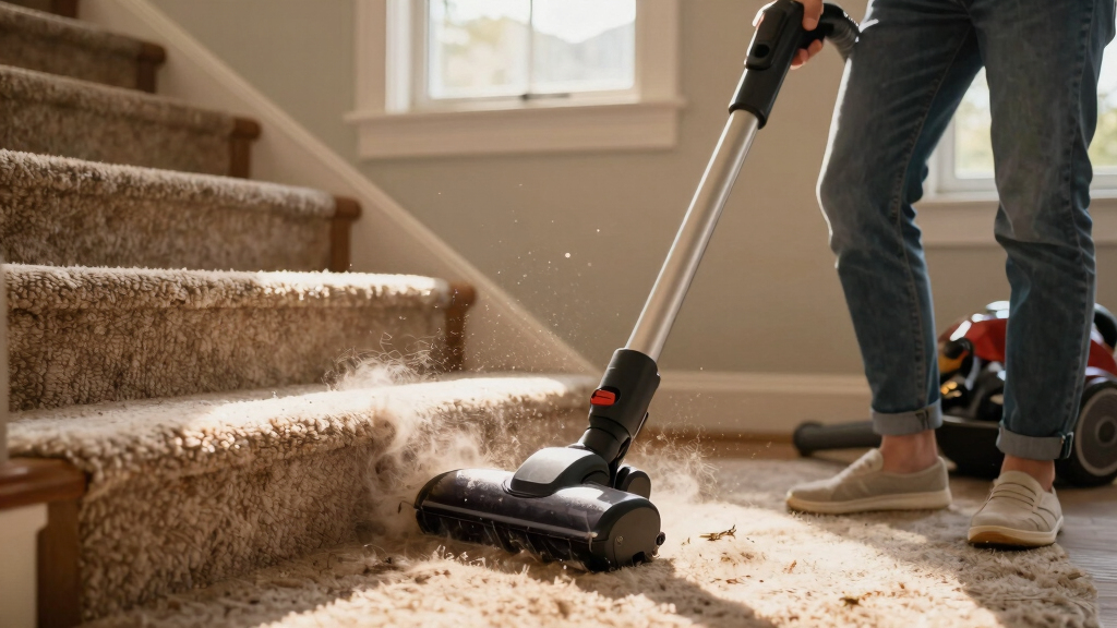 best cordless vacuum for pet hair on carpeted stairs
