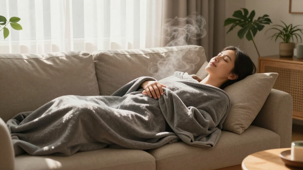 time to use sauna blanket