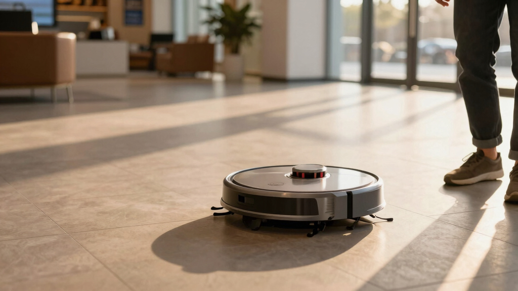 robotic sweepers for commercial use