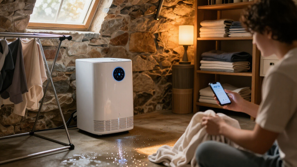 smart dehumidifiers for basements