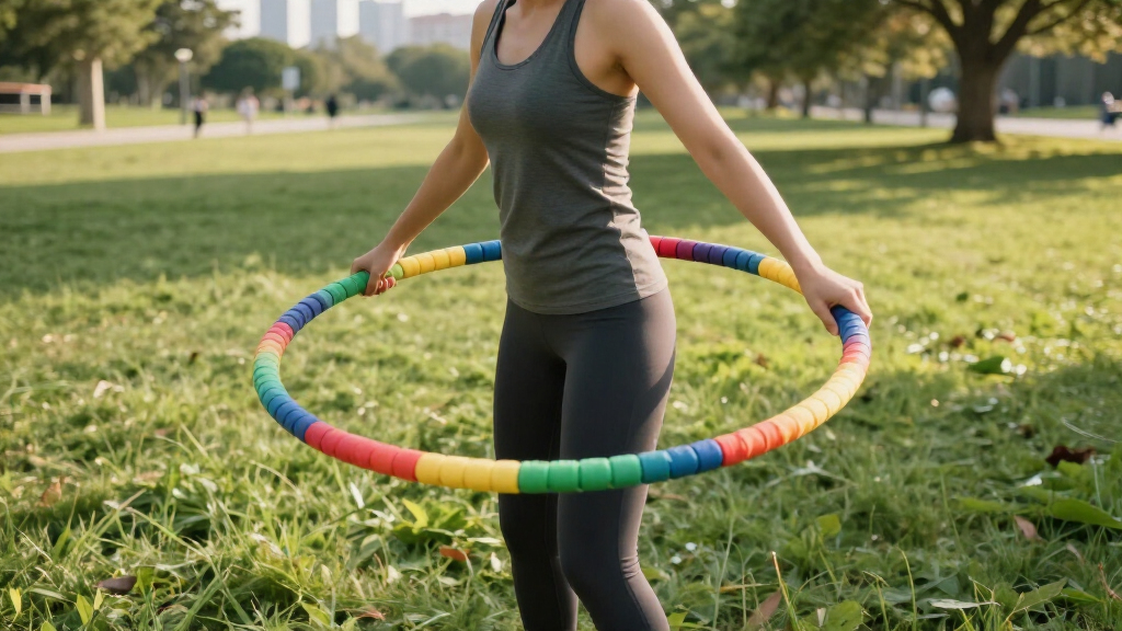 weighted hula hoops workout
