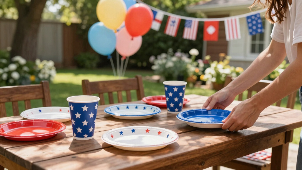 patriotic outdoor party supplies
