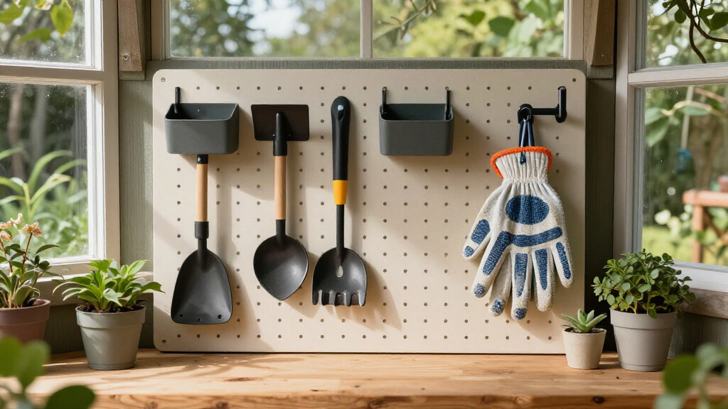 best pegboard organizer for garden shed
