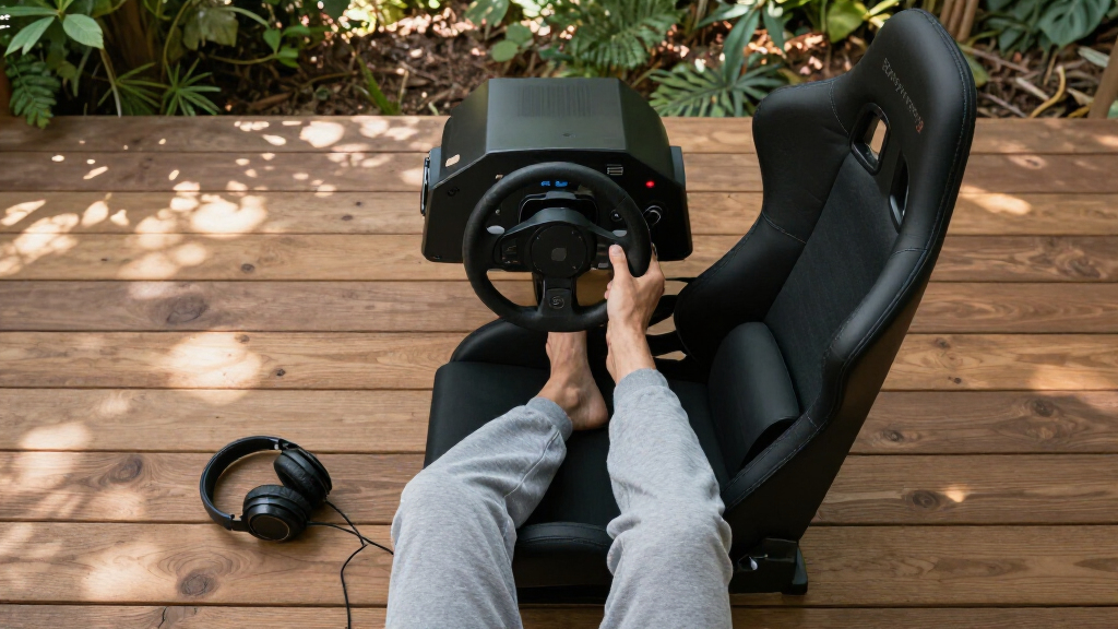 sim racing seat