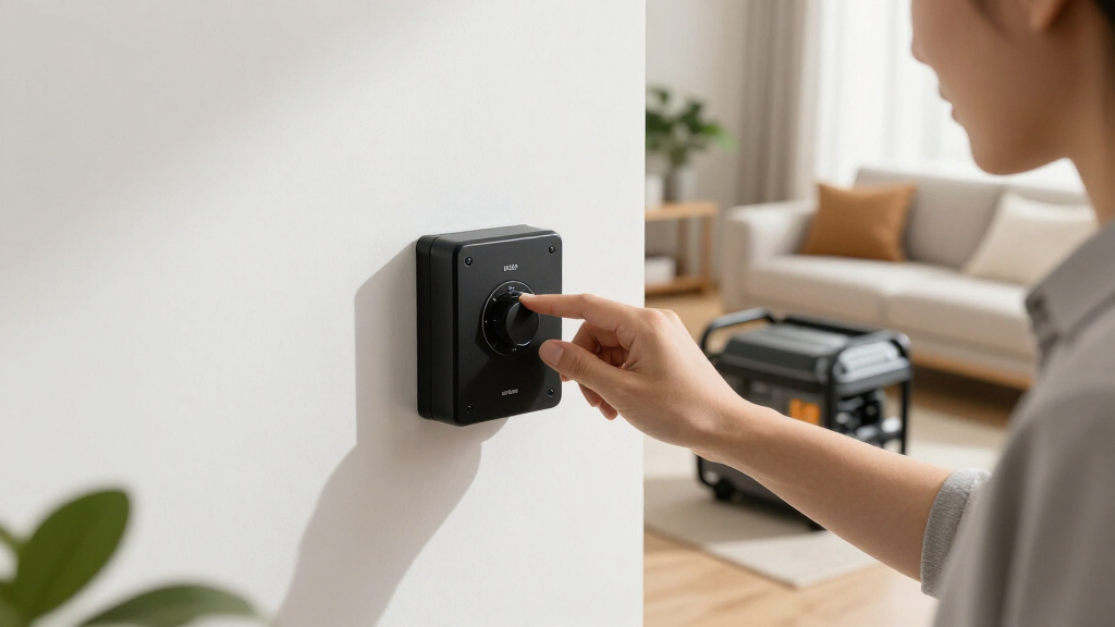 generator transfer switch for home backup