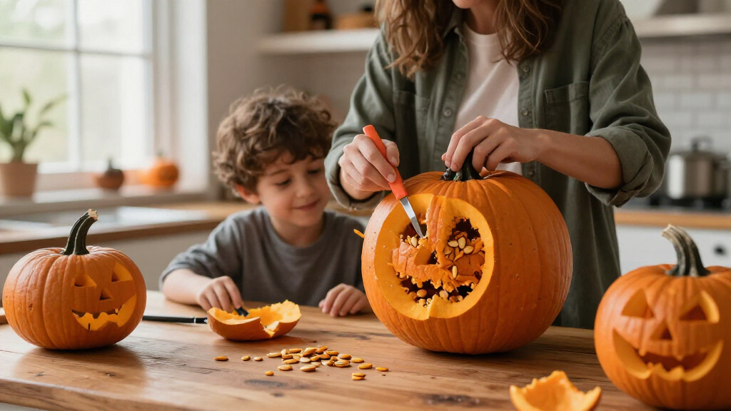 Halloween pumpkin carving kits
