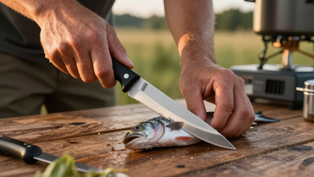 best premium fillet knife set for camp cooking
