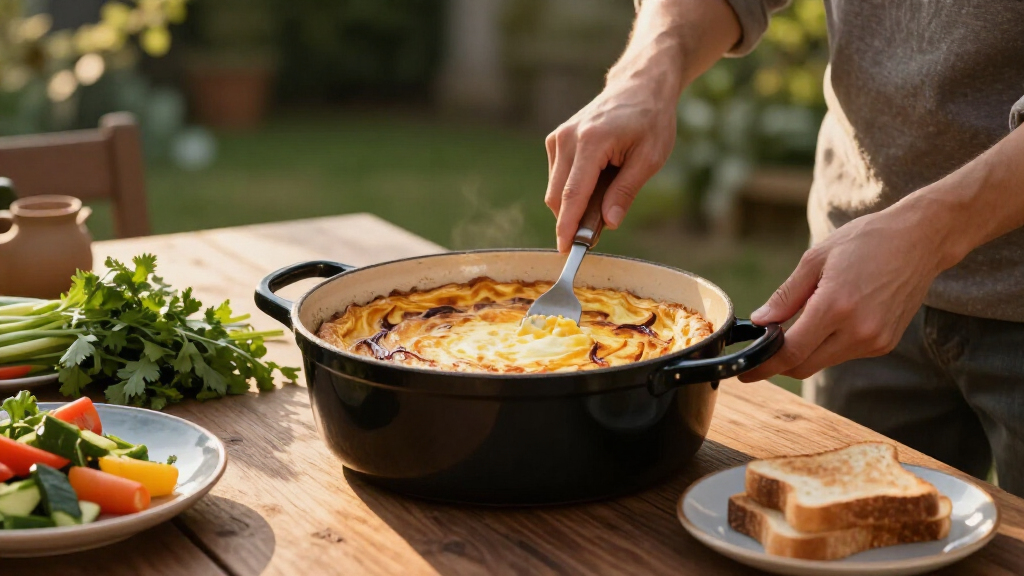 premium dutch oven set for weekend brunch cooking