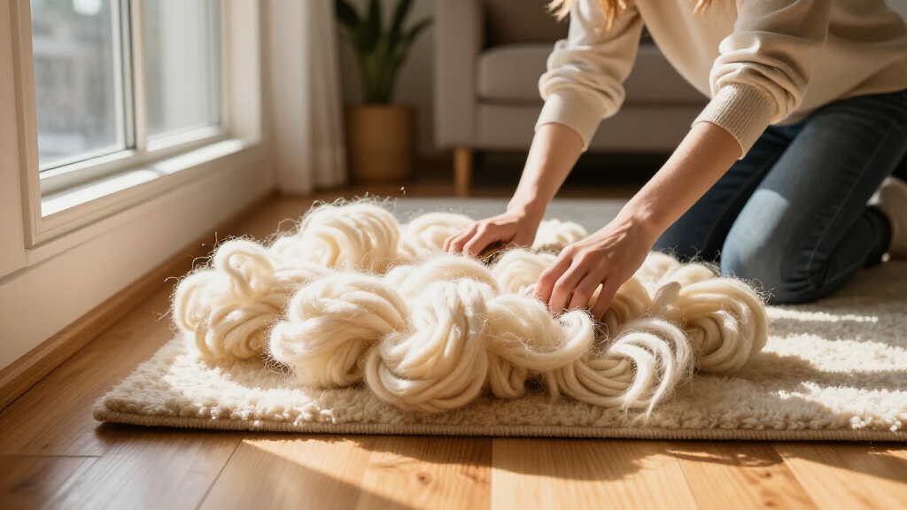 wool rugs with high knot density