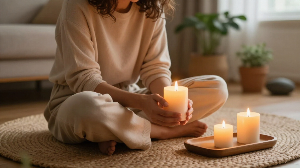 spiritual meditation candles
