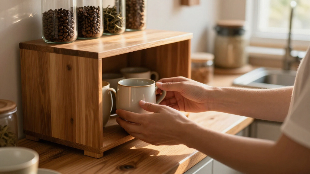 best coffee station cabinet