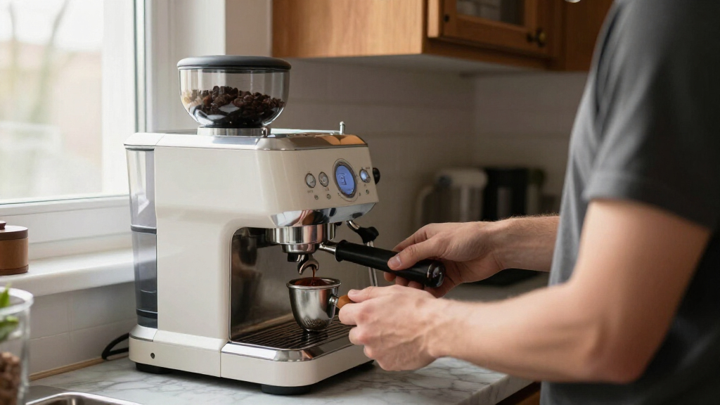 espresso machines with built in grinder
