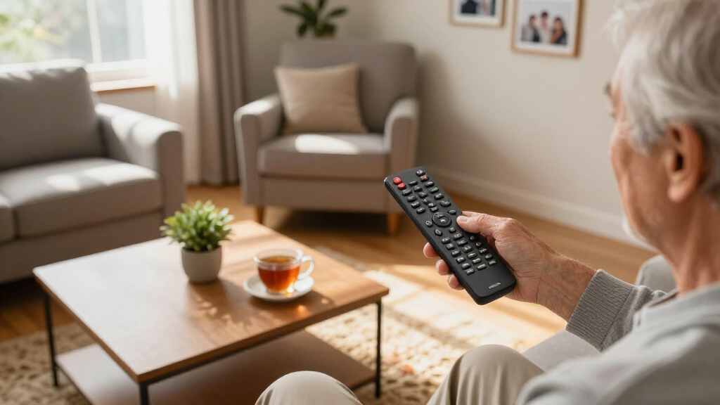 large button remote controls