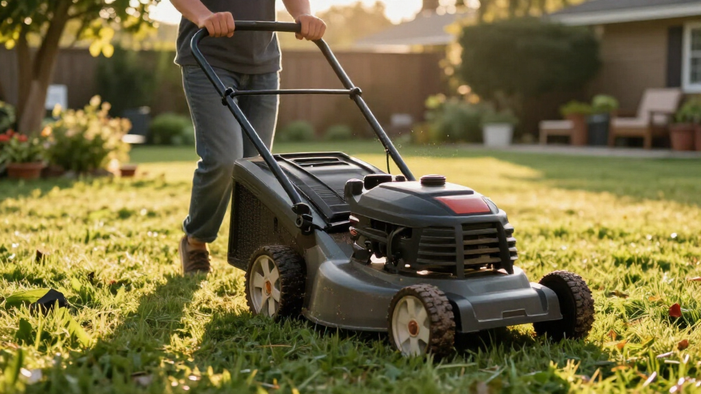 gas lawn mowers