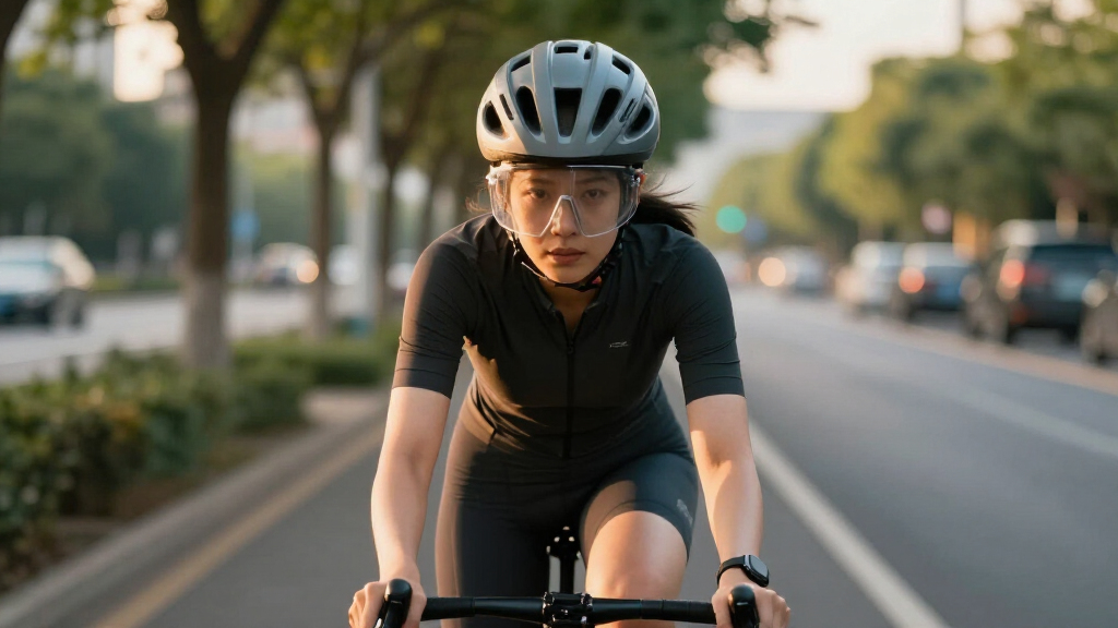 bicycle helmet with face shield