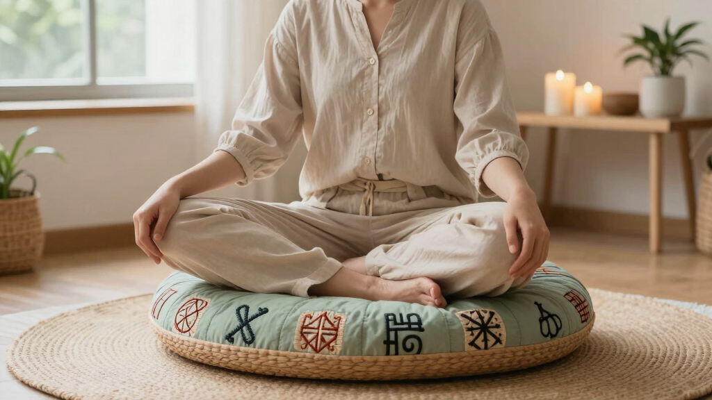 affirmation meditation cushions