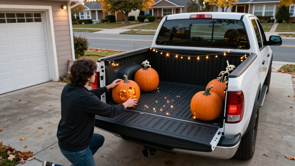 truck bed halloween decorations