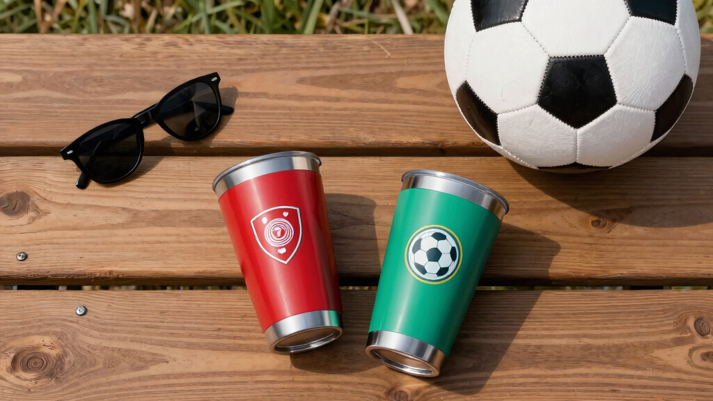 coffee tumblers for soccer fans