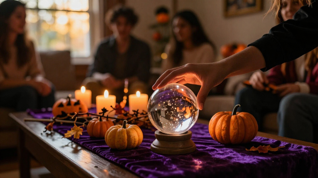 spooky crystal ball decorations